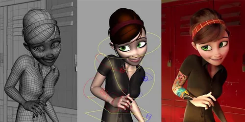 Resim: 3D Karakter Modelleme