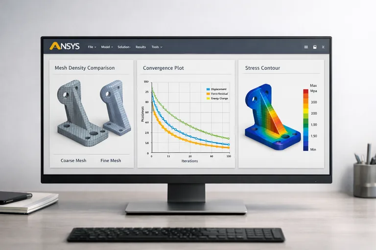 FOTO: ANSYS’te Sonuç Doğrulama ve Hata Kaynaklarını Azaltmak