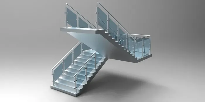 Resim: Autocad Merdiven Çizimi