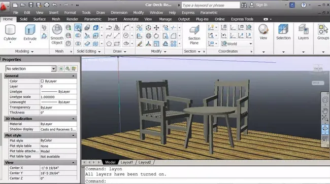 FOTO: Autocad Mobilya Çizimleri