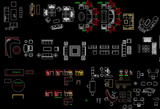 FOTO: Autocad Mobilya Çizimleri