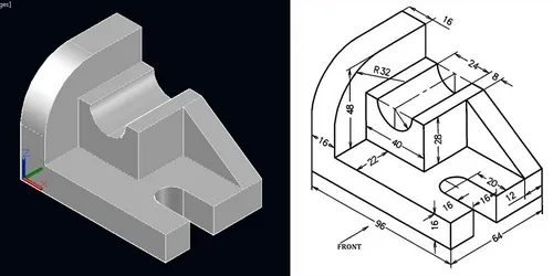 Resim: AutoCAD Perspektif