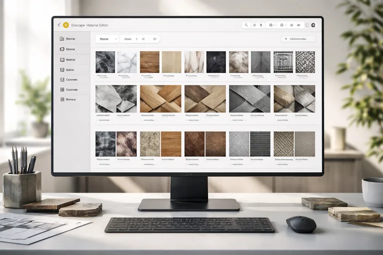 FOTO: Enscape Malzeme Kütüphanesi Standartlarını Kurmak