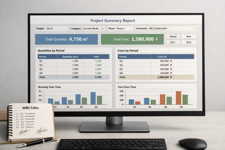 Pivot raporunda dönem bazlı tutarların dilimleyicilerle blok ve mahal kırılımında özetlenerek izlenmesi
