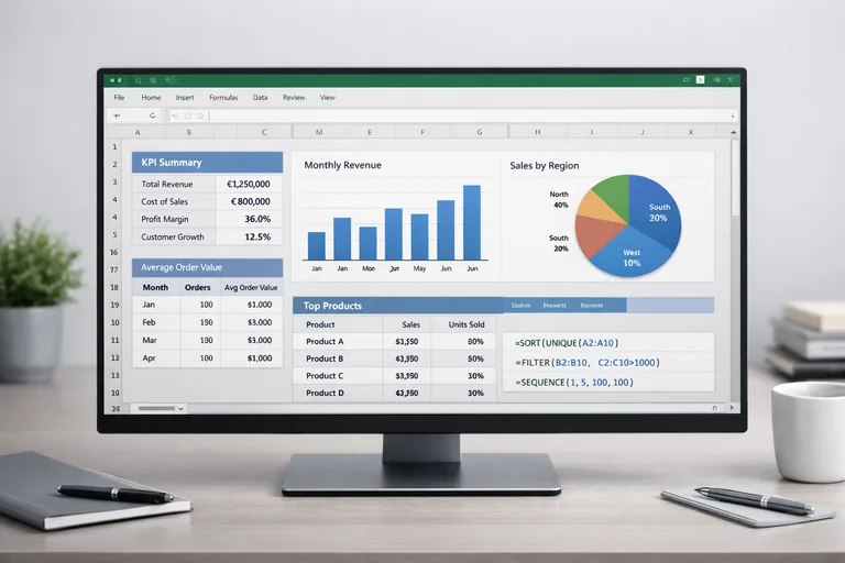 Resim: Excel’de Dinamik Dizilerle KPI Hesaplamaları Yapmak