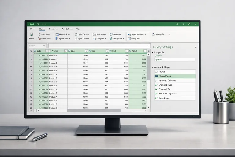 FOTO: Excel’de Power Query ile Veri Temizleme Akışı Kurmak
