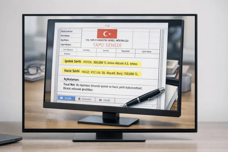 Resim: Gayrimenkul Hukukunda İpotek Şerh Haciz Risklerini Analiz Etmek