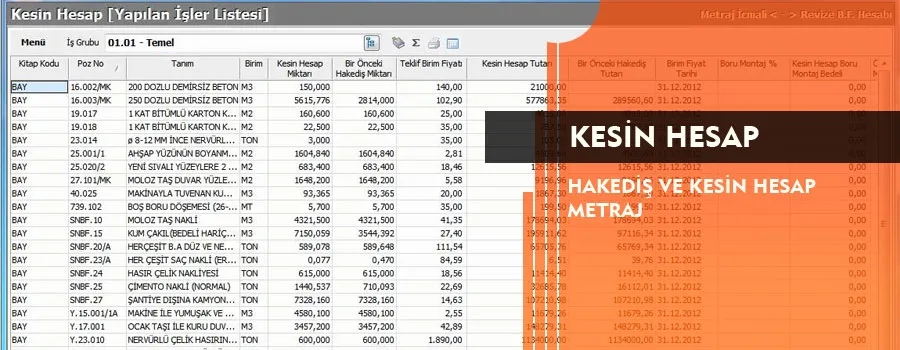 Foto: Hakediş ve Kesin Hesap Eğitimi 2