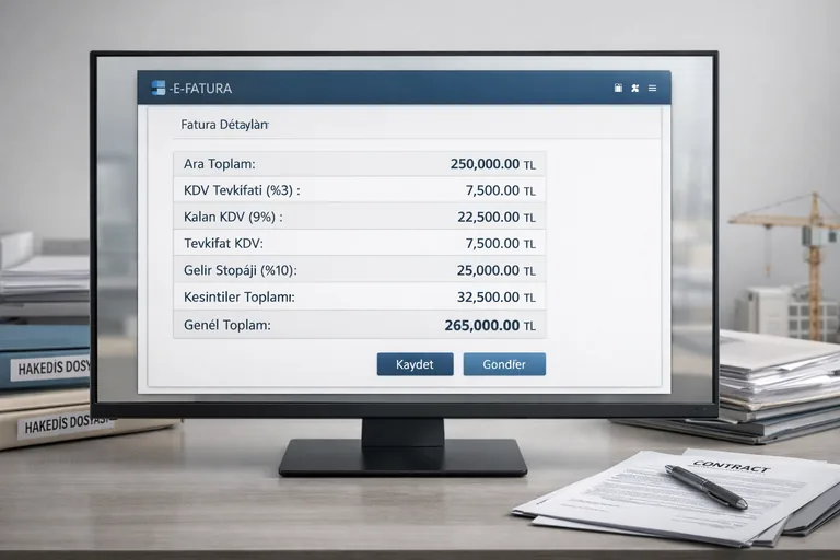 FOTO: İnşaat Muhasebesinde KDV Tevkifat ve Stopaj Uygulamak