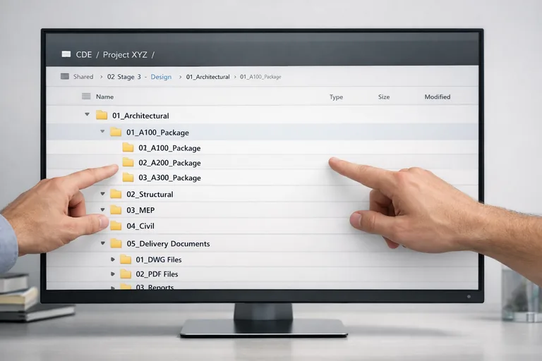 Disiplinlere ayrılmış klasör yapısının teslimat paketleriyle birlikte okunabilir şekilde düzenlenmesi