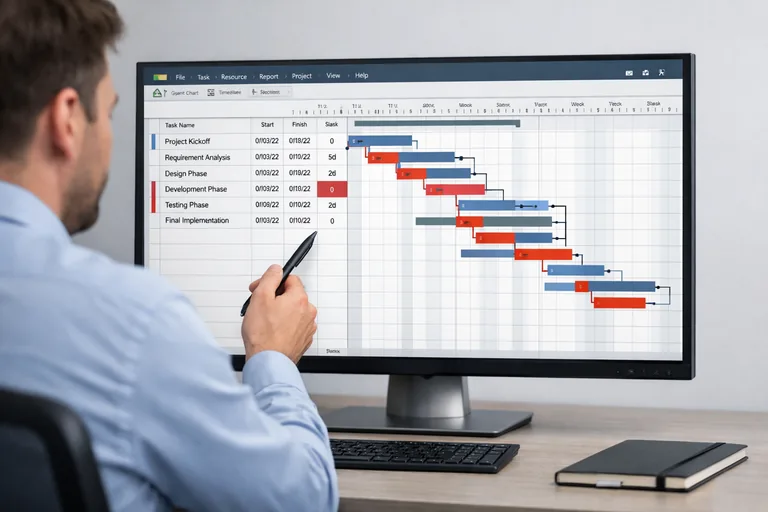 FOTO: MS Project’te Kritik Yol Analiziyle Süre Yönetmek