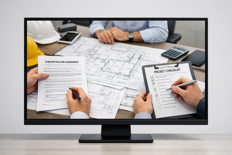 Resim: Müteahhitlikte Alt Yüklenici Sözleşme Risklerini Azaltmak