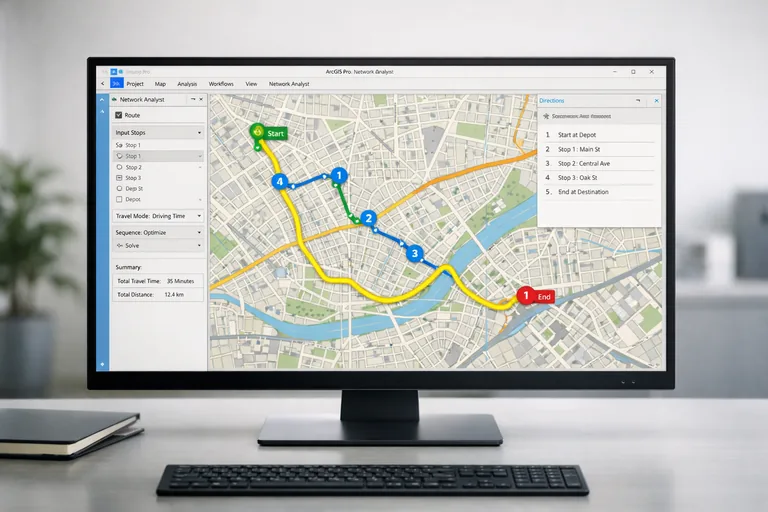 FOTO: Network Analyst ile Rotalama Modeli Kurgulamak
