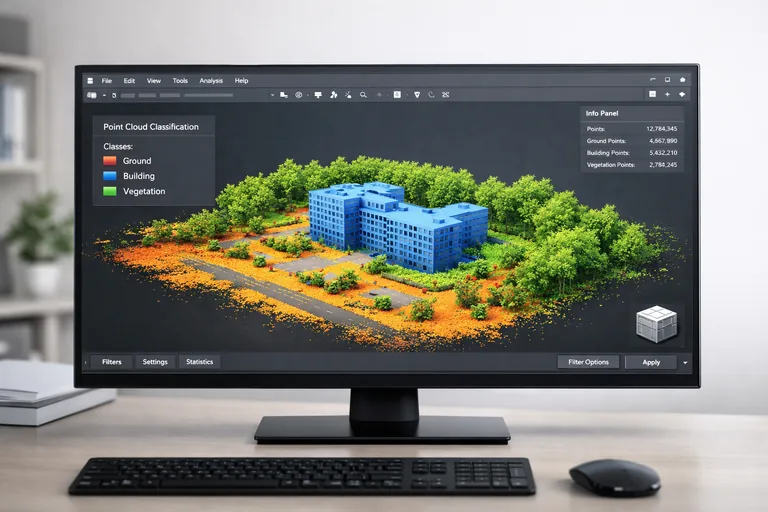 FOTO: Point Cloud Sınıflandırma ve Filtreleme Teknikleri Uygulamak