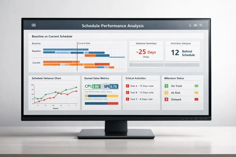 FOTO: Primavera P6’da Baseline ve Sapma Analizi Yönetmek