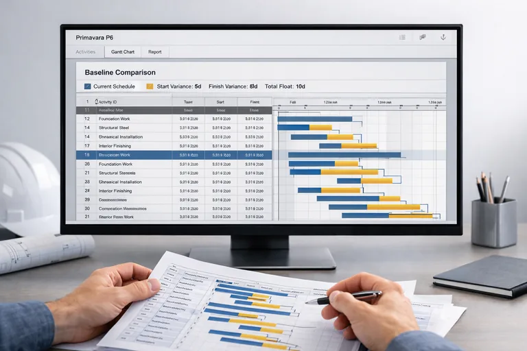 Resim: Primavera P6’da Claim Delay Analizi için Veri Hazırlamak