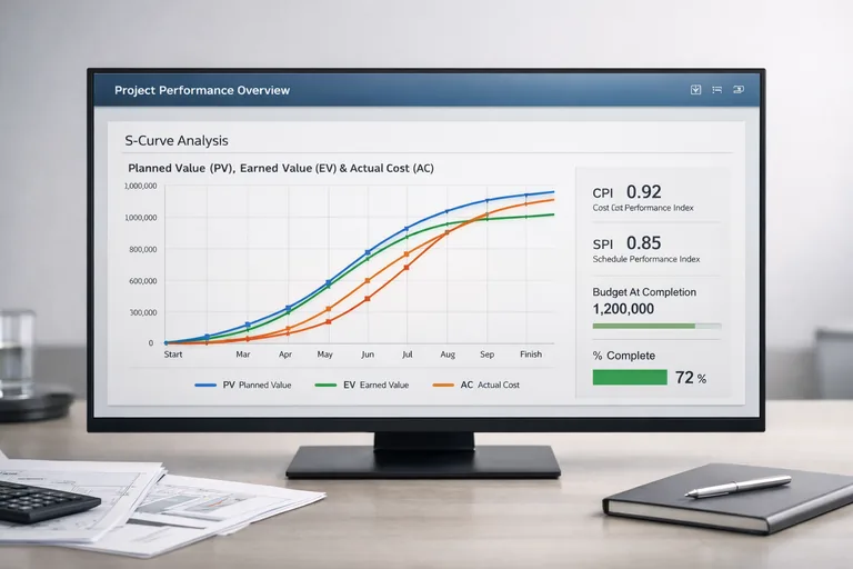 FOTO: Primavera P6’da S Curve ve KPI Raporlama Kurgulamak