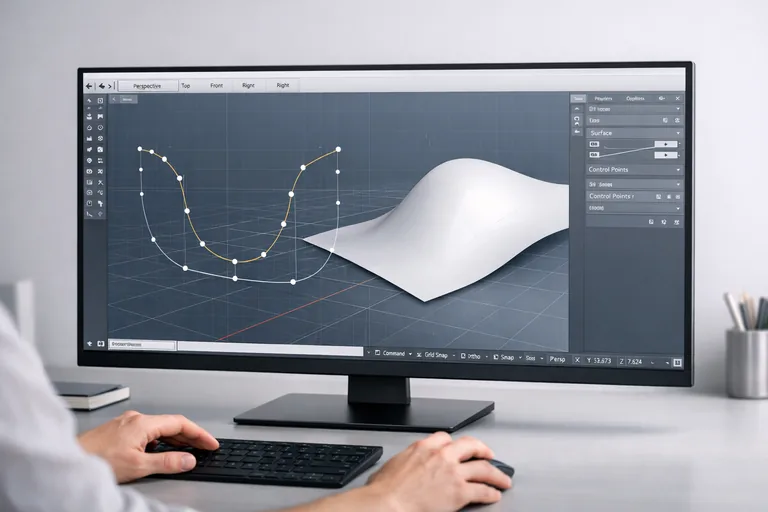 FOTO: Rhinoceros ile NURBS Modelleme Mantığını Kavramsallaştırmak