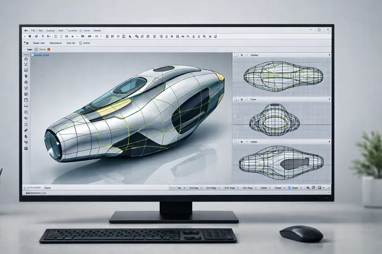 Resim: Rhinoceros Nedir? Endüstriyel Tasarım ve Serbest Form Modelleme Rehberi