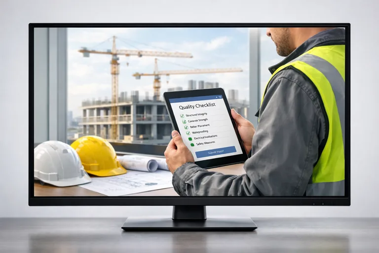 FOTO: Şantiye Yönetiminde Kalite Kontrol Checklistleri Oluşturmak