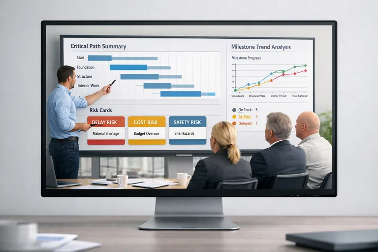 Resim: Şantiye Yönetiminde Primavera Raporlarını Yönetim Diline Çevirmek