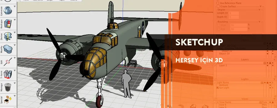 SketchUp Eğitimi FOTO: SketchUp Eğitimi
