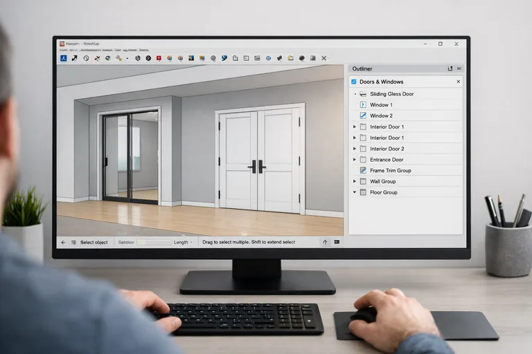 FOTO: SketchUp’ta Component ve Group Standartları Oluşturmak