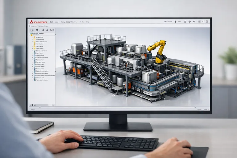 Resim: SolidWorks’de Assembly Performansı için Large Design Review Kullanmak