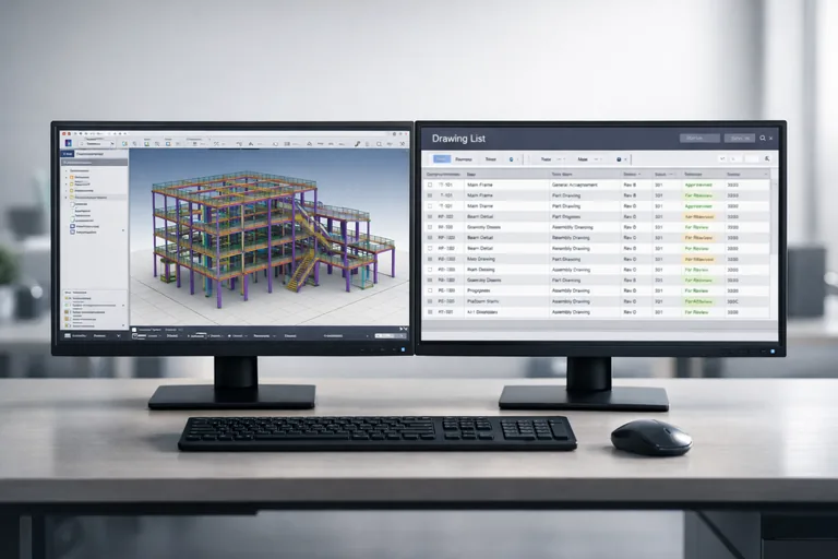 FOTO: Tekla Structures’da Shop Drawing Üretim Akışını Yönetmek