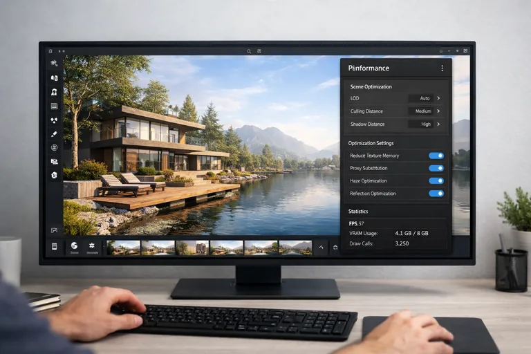 FOTO: Twinmotion ile Sahne Optimizasyonu ve Performans Artırmak